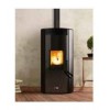Stufa a pellet anselmo cola avana plus ermetica 8kw in varie colorazioni : climafast 