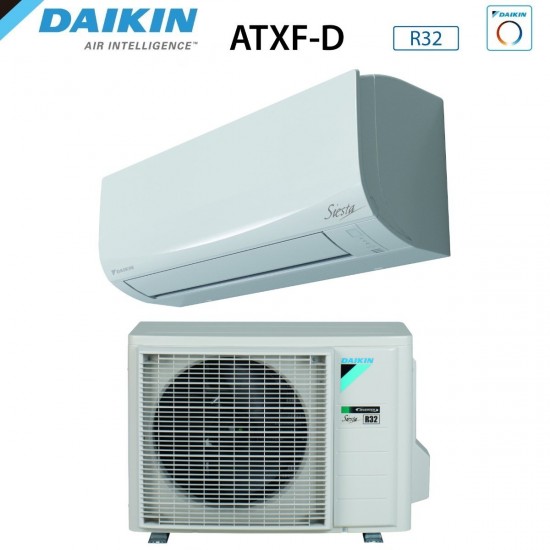 Climatizzatore Condizionatore Daikin Inverter serie SIESTA ATXF-E 12000 Btu ATXF35E + ARXF35E R-32 Wi-Fi Optional Classe A++/A+ : Climafast