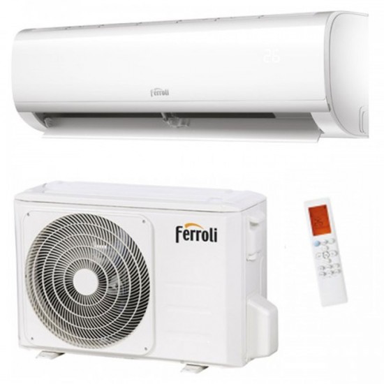 Climatizzatore condizionatore ferroli ambra s 12000 btu wifi monosplit inverter r32 a++