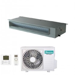 Condizionatore climatizzatore hisense inverter canalizzato monosplit r-32 aud105ux4reh8+auw105u6rn8 36000 btu