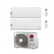 Climatizzatore condizionatore lg dual split inverter serie libero smart 7+18 con mu3r19 ul0 r-32 wi-fi integrato 7000+18000 + novità