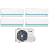 Climatizzatore Condizionatore Midea Quadri Split Inverter serie EVOLUTION 9+9+12+12 con M40B-36HFN8 R-32 Wi-Fi Optional : Climafast
