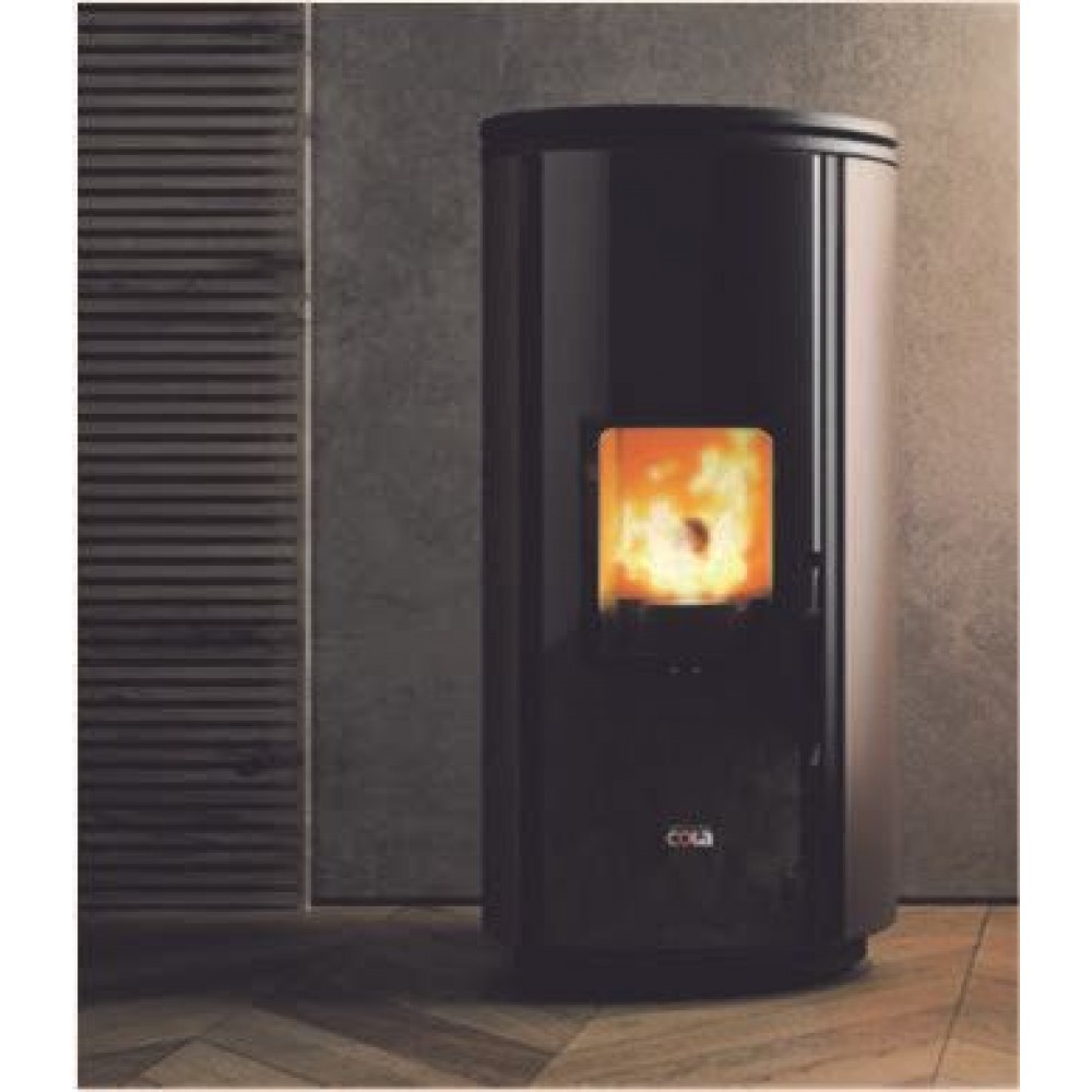 Stufa a Pellet Elegant Ermet 8,5 kW Nero : Climafast