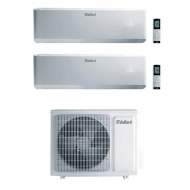 Condizionatore vaillant dual split inverter serie climavair exclusive vai 5 9+12 con vaf8-040w2no r-32 9000+12000 : climafast